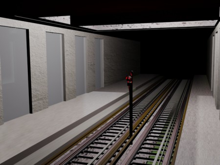 Métro M2 - 3Dsmax